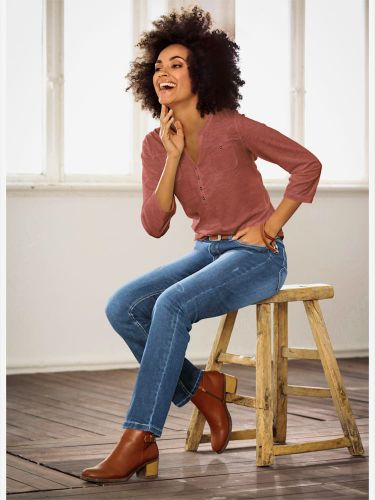 T-shirt simple patte boutonnage poches poitrines - Witt - Modalova