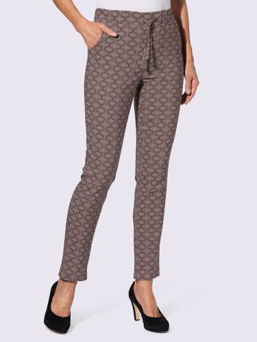 Pantalon en bengaline imprimé graphique - Witt - Modalova