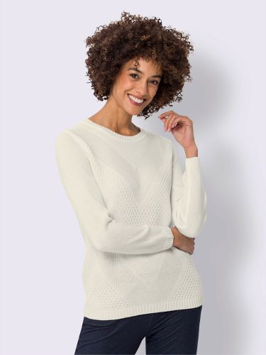 Pull à manches longues motif tricoté devant - Witt - Modalova