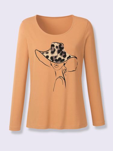 T-shirt à manches longues imprimé - Witt - Modalova