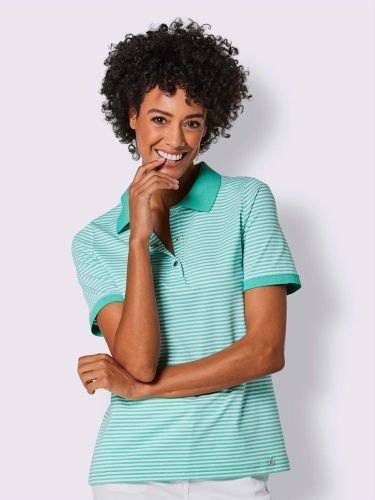 Polo mélange coton et lyocell de qualité - CREATION L PREMIUM - Modalova