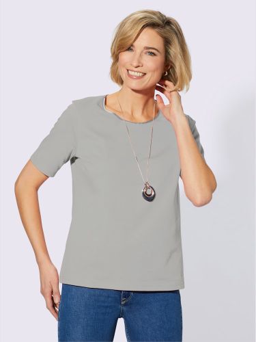 T-shirt simple avec effet brillant sur encolure - Witt - Modalova