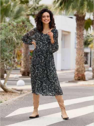 Robe à fleurs qualité maille imprimée - Witt - Modalova