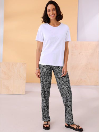 T-shirt à manches courtes applications florales - Witt - Modalova