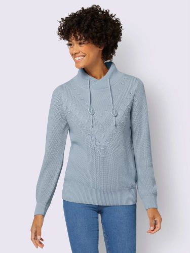 Pull en tricot 50% coton - Collection L - Modalova