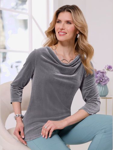 T-shirt à col bénitier qualité velours douce - Witt - Modalova