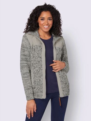 Veste en tricot 50% coton - Collection L - Modalova