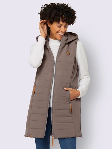 Gilet long qualité matelassée - Collection L - Modalova