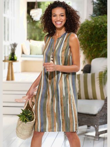 Robe d'été pure viscose - Collection L - Modalova