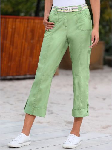 Pantalon en coton qualité coton - Collection L - Modalova