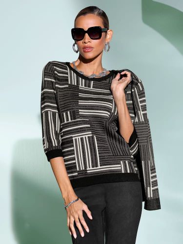 Pull à manches 3/4 avec viscose (ecovero) - Creation L - Modalova