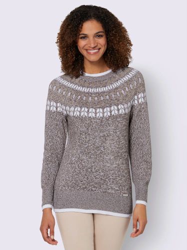 Pull norvégien pur coton - Collection L - Modalova