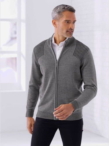 Veste en tricot aspect bicolore - Witt - Modalova