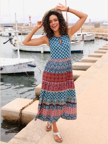 Robe à effet étagé avec viscose (ecovero) - Witt - Modalova