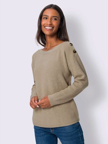 Pull en tricot large encolure ronde - Witt - Modalova