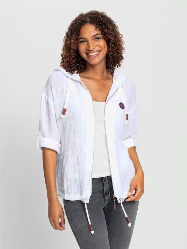 Veste chemisier pur coton - Collection L - Modalova