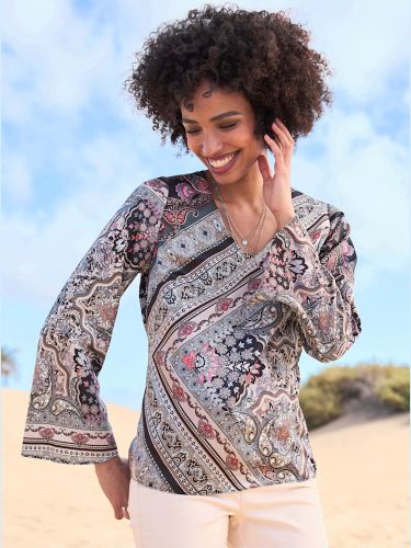 Chemisier en satin qualité tissée - Witt - Modalova