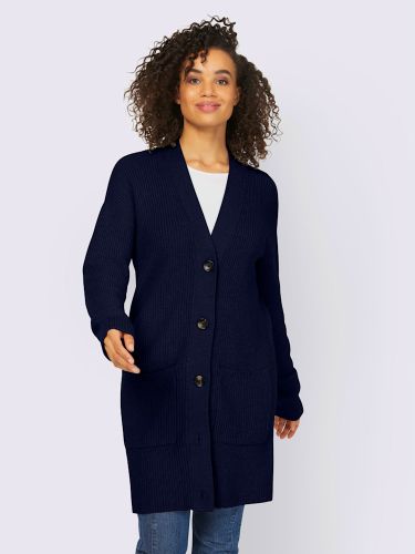 Veste longue en tricot 2 poches plaquées - Witt - Modalova