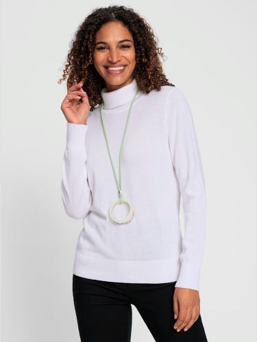 Pull à col roulé pur coton - Collection L - Modalova