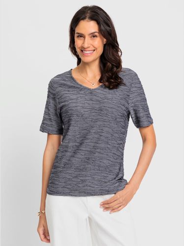 T-shirt en v 65% viscose - Witt - Modalova