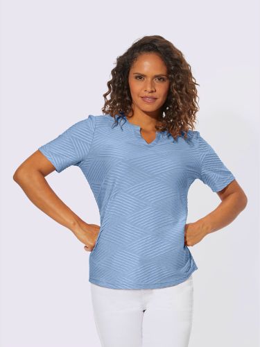 T-shirt à manches courtes qualité structurée tendance - Collection L - Modalova