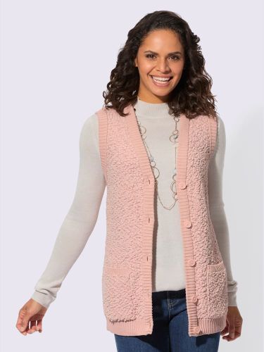 Gilet en tricot qualité tricotée douce - Collection L - Modalova