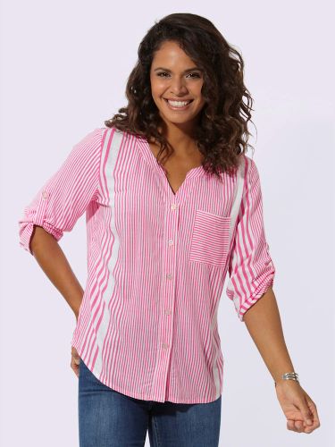 Chemisier rayé avec viscose - Collection L - Modalova