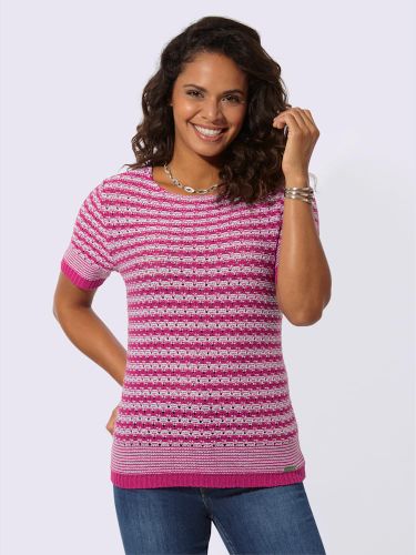 Pull à manches courtes fil fantaisie - Collection L - Modalova