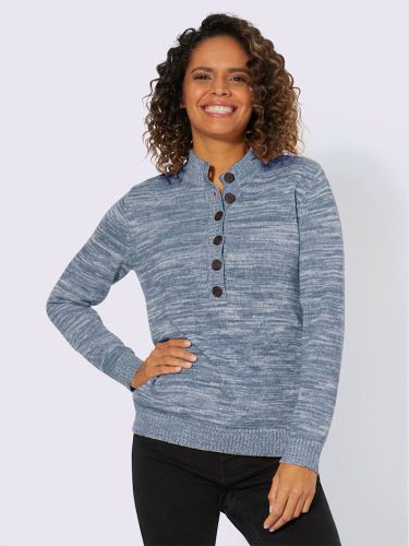 Pull à manches longues 55% coton - Collection L - Modalova