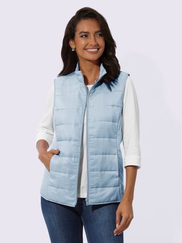 Gilet matelassé lisse sur les côtés - Collection L - Modalova