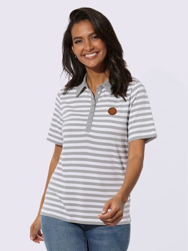 Polo 50% coton et 50% modal - Collection L - Modalova