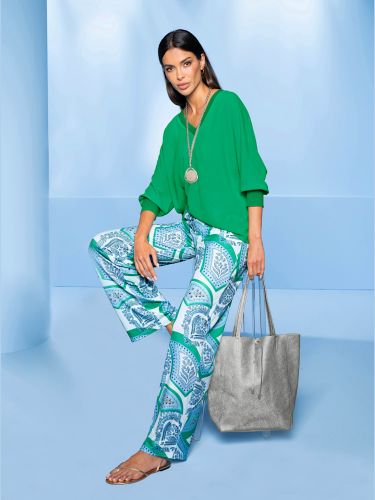 Chemisier bords-côtes à l'encolure - Witt - Modalova