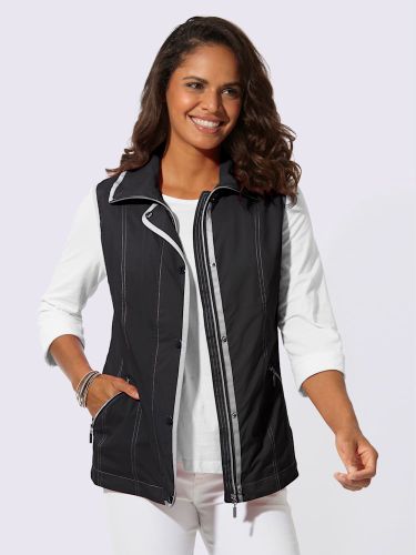 Gilet glissière sous patte de boutonnage pression - Collection L - Modalova