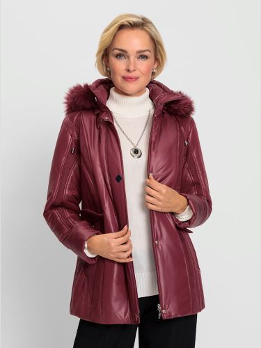 Veste à capuche capuche amovible imitation fourrure - Witt - Modalova