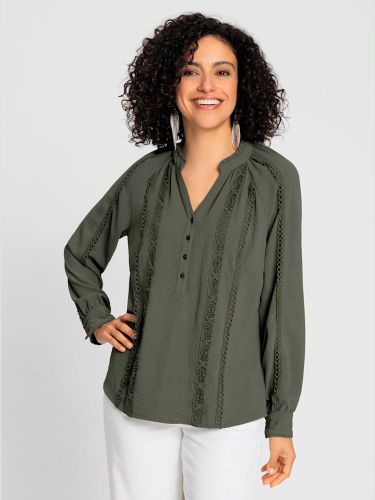 Chemisier à manches longues qualité froissée tendance - Witt - Modalova