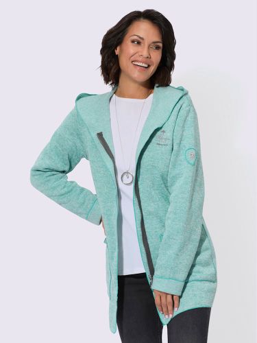 Veste en tricot polaire fermeture à glissière invisible - Collection L - Modalova