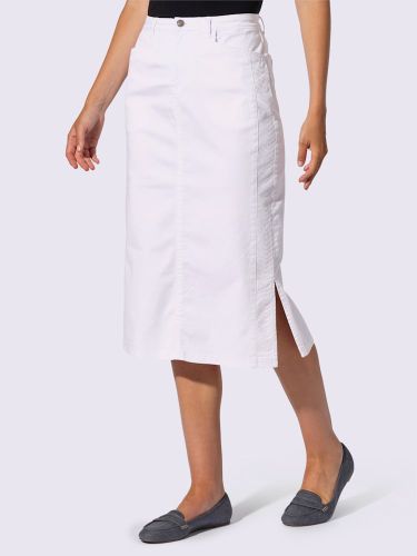 Jupe en jean qualité coton - Collection L - Modalova