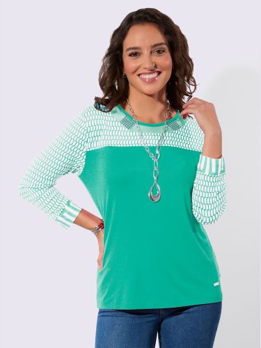 T-shirt à manches 3/4 95% viscose (ecovero) - Collection L - Modalova