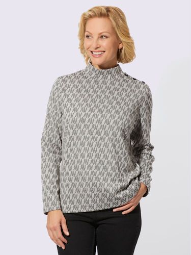 T-shirt à col montant motif jacquard - Witt - Modalova