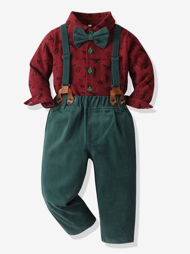 Ensemble Déguisement Noël Pour Enfants 3 Pièces Garçon - milanoo.com - Modalova