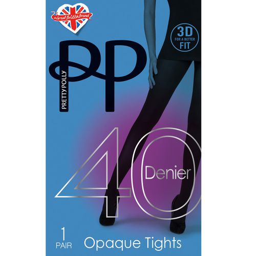 Collant opaque 40D noir - Pretty Polly - Modalova