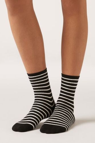Striped Short Socks Woman Size TU - Calzedonia - Modalova