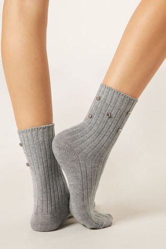 Stone Trim Socks Woman Size TU - Calzedonia - Modalova