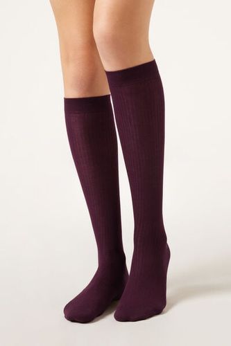 Long Ribbed Socks Woman Size TU - Calzedonia - Modalova