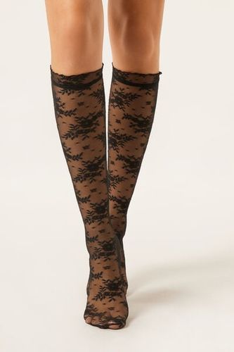 Lace Knee-High Socks Woman Size TU - Calzedonia - Modalova