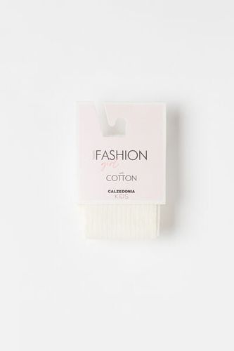 Girls’ Ribbed Cotton Tights Girl Size 4-6 - Calzedonia - Modalova