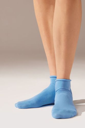 Cuffless Short Socks in Cotton Woman Size 36-38 - Calzedonia - Modalova