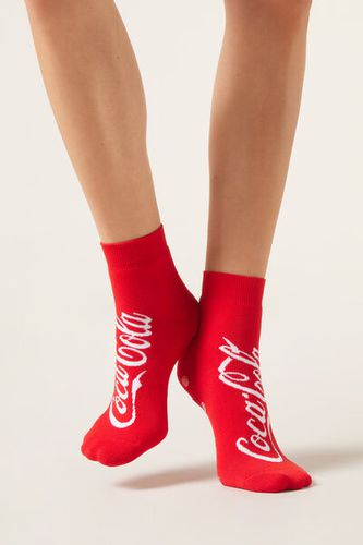 Coca-Cola Non-Slip Socks Woman Print Size TU - Calzedonia - Modalova