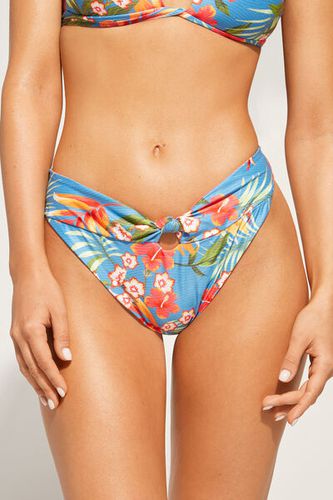 High-Cut Brazilian Swimsuit Bottom Maui Woman Size 2 - Calzedonia - Modalova