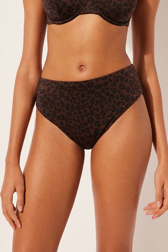 High Waist Shaping Swimsuit Bottom Caimanera Woman Brown Size 5 - Calzedonia - Modalova